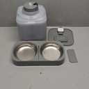 Automatic Cat Feeder, WiFi Dog Food Dispenser with APP Control for 2 Cats & Dogs, 6L Elevated Timed Dog Feeder Programmable 1-10 Meals,10s Meal Call,Dual Power Supply, 2 Stainless Bowls