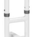 Grab Bars for Bathtubs and Showers, Adjustable Bathtub Safety Rail for Seniors, Tub Grab Bar for Bathroom, Assistance Bathtub Handle Clamp for Elderly Bath Support, White