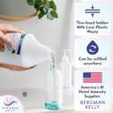 Wall Mount Shower Soap Dispenser - Money Saving, Tamper Proof - Patented Elegant 3 Bottle Shampoo, Conditioner, and Body Wash Dispensers - Ideal for Commercial Use, White