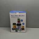 12-Piece Smoothie Blender Maker 25,000 RPM Personal Blender for Ice Crushing Smoothies & Frozen Drinks Nuts with 23oz, 32oz, 37oz Portable Cups Two 6-Leaf Stainless Steel Blades, Silver