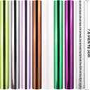 8-PackBriartw Laser Printer & Laminator Compatible Toner Reactive Foil | 16.4ft x 7.6in Per Roll Transfer Foil Paper Bundle | Perfect for DIY Crafts,Embossed Cards,Sparkly Craftwork,Scrapbooking (Grass green,Titanium gray,Light purple,Brown,White,Green,Purple,Bits of silver)