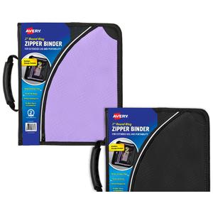 2" Avert Round Ring Zipper Ring Binder