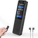 144GB Voice Activated Recorder with Playback, Vandlion 1536Kbps HD Digital Recording Device (70Hrs Recording Time) with Noise Reduction, Password for Lectures Meetings Interviews Classes