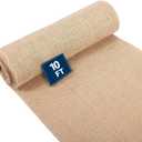 Natural Burlap Fabric Roll - Garden Plant Cover, Jute Material, 40" x10ft, for Rustic Decor, Gardening, Weed Barrier, Plant Wrapping (5 x 5 Weave)