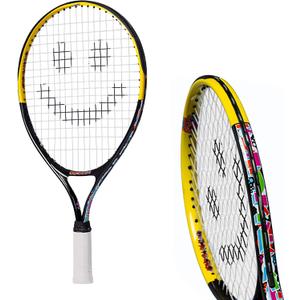 Kids Tennis Racket with Training Videos Aluminum Youth Tennis Racket with Neoprene Handle for Children Age 5-12 Learn Faster and Play Better by Street Tennis Club, Boys, 19