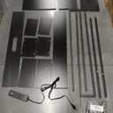 Narrow Underlit Desk, Black, 38.5" Wide
