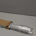 LazBlinds No Tools No Drill 1" Vinyl Mini Blinds, Cordless Blinds for Windows, Light Filtering Horizontal Window Blinds & Shades, 29" W x 64" H, Grey