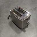 GE 2 Slice Stainless Steel Toaster, Extra Wide Slots for Toasting Bagels, Breads, Waffles & More, 7 Adjustable Shade Settings, Removable Crumb Tray, Countertop Kitchen Essentials, 850 Watts