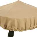 Classic Accessories Terrazzo Water-Resistant 44 Inch Round Fire Pit Cover, Patio Furniture Covers