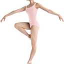 BLOCH Dance Women's Faire microlux Tank Leotard (Large, Light Pink)