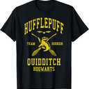 Harry Potter Hufflepuff Quidditch Team Seeker T-Shirt, S