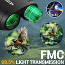 15x25 HD Binoculars for Adults Kids: Wozel Durable & Clear Binoculars Easy Focus