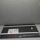 Large Bulletin Board, Foldable 60x36 Inches Cork Board Alternative, Large Felt Board Decorative Pin Board for Wall, Foldable Photo Board Self-Adhesive Vision Board with 36 Pushpins Black