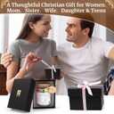 Bible Verses Jar,Christian Birthday Gifts for Women(Mom,Grandma,Nana,Aunt,Sister,Wife & Best Friend),Religious Personalized Gift,Inspirational Mothers Day Gift (Original)