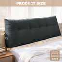 Shuyeon Headboard Pillow Twin, Wedge Pillow Headboard for Dorm, Green