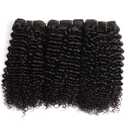 Brazilian Kinky Curly Virgin Hair 10A 100% Unprocessed Brazilian Virgin Human Hair Weave 12 inch Curly Hair Extensions 3 Bundles 300g/set with Luxnovolex Brazilian Curly Hair (12 12 12)