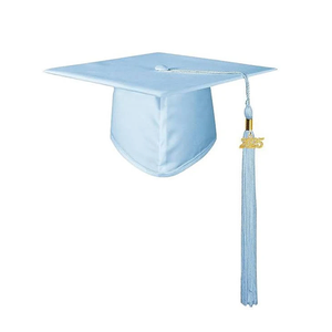 Unisex Adult Matte Graduation Cap with Tassel Year Charm 2025 Pack of 2