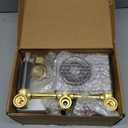 Kingston Brass KB235LL Tub and Shower Faucet with 3-Legacy Lever Handle, Oil Rubbed Bronze