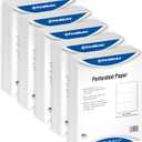 PrintWorks Professional 3 Part Perforated Paper 8.5” x 11” - Perfect For W-2, 1099, & Statement Use - Made in the USA - 2500 Sheets - 24 lb - Printer Compatible - White (04122C)