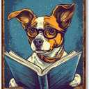 LIUAXICIA Metal Tin Sign Reading Makes Me Feel Less Murdery for Living Room Bedroom Office Wall Decor Home Decoration 8x12inch