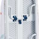 Amazon Basics Foldable Space Saving Ironing Board Tabletop with Non-Slip Feet, 77x29 cm, White, Floral