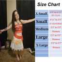 Princess Costume for Women & Girls, Teens Adults Princess Dress for Halloween Dress Up Cosplay (Large)