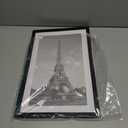 upsimples 11x17 Picture Frame, Display Pictures 9x15 with Mat or 11 x 17 Without, Wall Hanging Poster Frames, Black, 1 Pack