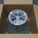 GOSO 5 * 9 * 6.4 IN Spider Pleated Lamp Shades Set of 2 Small, Art Deco Multi-Floral Lampshades for Table Lamps -Empire Lamp Shade Replacement,Barrel Shade No Assembly Required