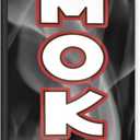 Smoke Feather Flag for Business Advertising 6 FT Swooper Flag for Storefronts Retailers Shops Food Trucks Events and Fairs (Flagpole Not Included)