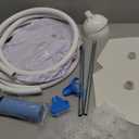 Round Backdrop Stand, Wedding Arch Circle Balloon Frame Kit with Sturdy Plastic Design for Outdoor Party Birthday Baby Shower Decorations