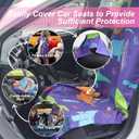 Car seat Cover Towel Front Seats for Beach Swimming, Sports, Camping,Yoga, Sweating. car seat Towel Easy to Clean, Protect from Damage by Sweat, Pets, and Scratches (Dinosaur, 1 Pcs)