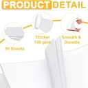 (3-Pack) Premium Printer Paper, A4 (8.3"x 11.7") Blank Copy Paper, Unpunched, Blank Papers, 28lb Bond/100gsm, 150 Sheets/300 Pages