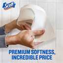 Scott ComfortPlus Toilet Paper, 12 Triple Rolls, 231 Sheets per Roll, Septic-Safe, 1-Ply Toilet Tissue