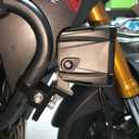 Motorcycle Spotlight Mount Brackets, Motorbike Tube Clamp Turn Signal Mounting Clamp Fog Light Holder for 1.5"-2.36" ATV UTV Roll Bar (2 Pcs)