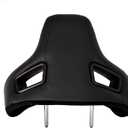 2pc Sport Style Racing Seat Headrest 496 * 386cm Plug-in Detachable Leather High Elasticity Head Rest,Rod Diameter :14mm