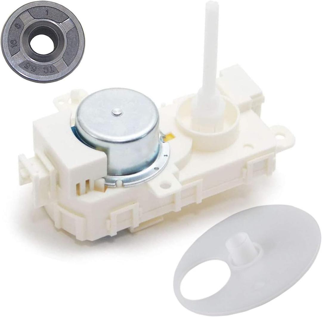 W10849439C W10537869 Dishwasher Diverter Valve Motor and W10195677 Seal Grommet Gasket Replacement For Whirlpool, KitchenAid, Ken-more, Jenn-Air 2684962, PS5136127