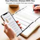 Manifestation Journal  Hourly, Weekly & Monthly Planner | 12-Month to Increase Productivity, Life Organizer & Goal Planner | Spiral Journal, Habit Tracker, Foldable Vision Board, Gift Box & Stickers (B5 (NON-DATED) 10.1" x 7.2", Vanilla)