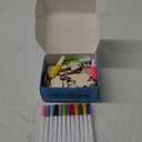 Worgree 48 Pcs DIY Wooden Magnets, Wooden Art Craft Supplies Painting Kit for Kids Ages 4-8 8-12 Glow in The Dark Party Favors Goodie Bag Stuffers Birthday Gifts Toys for Boys Girls