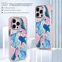 2 x ZHEGAILIAN Case for iPhone 17 Air,[Compatible with MagSafe] - Pink,Wireless Slim Clear Shockproof Protective Cover for Women GirlCoral Jellyfish Whale Shark