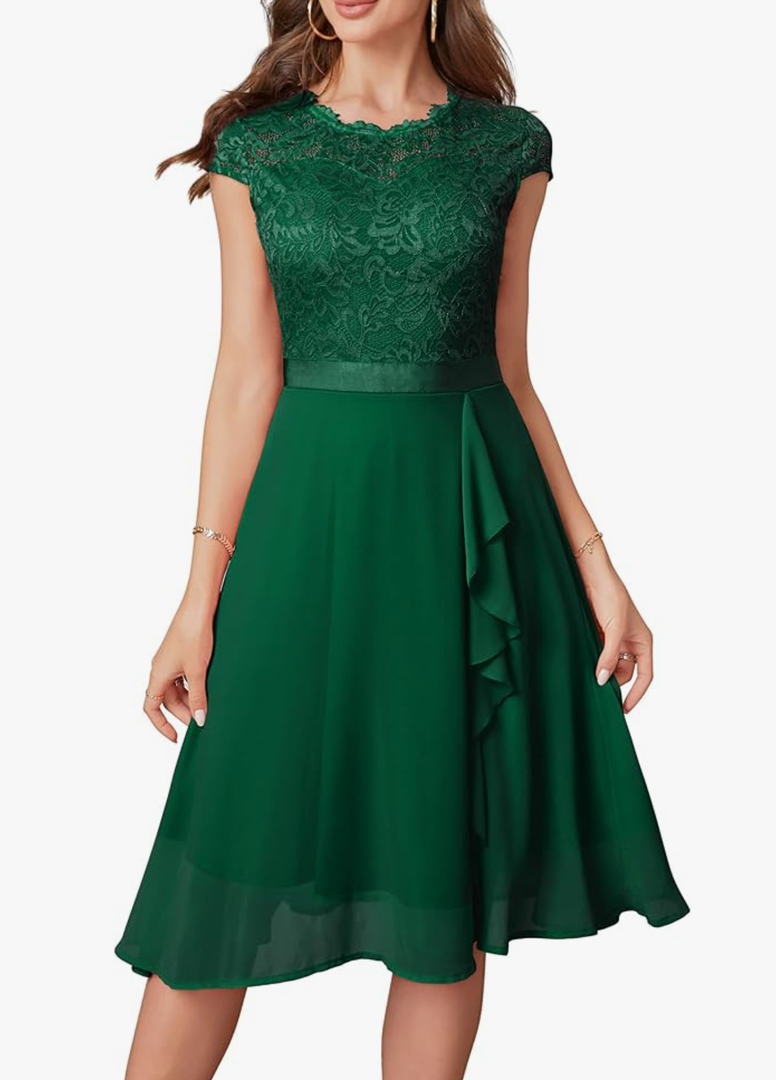 Women's Cocktail Dresses for Women Evening Party, Tea Party Dress for Women 2025 Wedding Guest Dress Prom Semi Formal Dress XXL