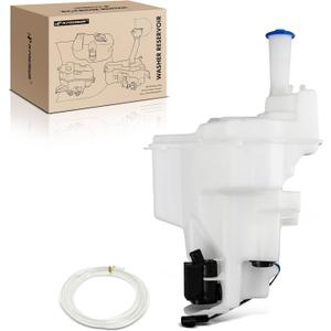 A-Premium Windshield Washer Reservoir Tank Assembly Compatible with Hyundai Elantra GT 2013 2014 2015 2016 2017 - with Washer Pump & Cap & Fluid Level Sensor