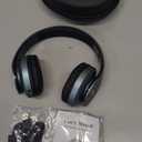 TUINYO Wireless Headphones Over Ear, Bluetooth with Mic & Foldable Stereo Headset for Immersive Sound (Silver Blue No.2)