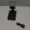 TechGlow Foldable Cellphone Stand with Bluetooth Speaker and Charging Function Birthday Gifts for Men Women Mother Father Boy Girl Teens Cool Tech Gadgets (Black)