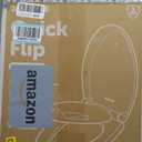 Jool Baby Quick Flip Toilet Seat with Built-in Potty & Splash Guard for Toddler Training, Slow Close, Oblong (Elongated)