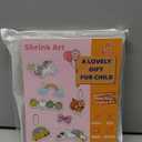 Rawskro 72 Pieces Sanded Shrink Plastic Sheet Kit, Shrinky Art Paper Translucent Shrink Film Sheets, Kids Creative Craft Activities for All Ages, 5.7 x 7.9inch / 14.5 x 20cm