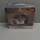 Deep Fryer Pot, 304 Stainless Steel Japanese Frying Pot with Oil Drain, Temperature Control and Lid, Tempura Deep Fryer Pot for Kitchen Stove/Induction Cooker French Fries Fryer Chicken 9.4"