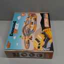 Construction Race Car Track Set for Kids - Flexible Engineering Toys with 2 Electric Cars, Birthday Gift for 3 4 5 6 7 Year Old Boys, DIY Road Games Playset with 220+ PCS