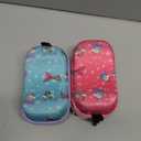 Toddler Swim Goggles Nose Cover,Kids Goggles No Hair Pull,Anti Fog Children Swimming Mask (2PK - Pink & Purple Mermaid)