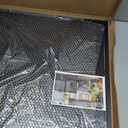 Kessainely RV Entry Screen Door Grille,Upgraded Adjustable 16-32 in Width,21.25 in Height,Metal Entry Screen Door Protector,Camper Screen Door Grille,RV Door Defender (16"-32", Honeycomb)