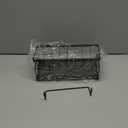 TOPINCN Kitchen Sink Sponge Holder, Carbon Steel Sink Organizer and Storage Multifunctional with Detachable Hanger Dish Sponge Rack for Kitchen Bathroom Supplies (Black)